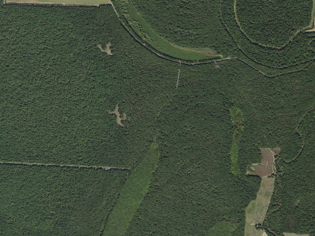 Aerial image of Upper Vallier Access Camping Area #3