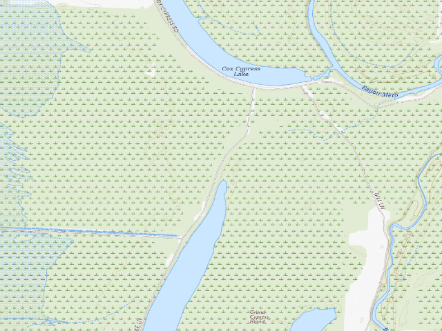 USGS topographic map of Upper Vallier Access Camping Area #3