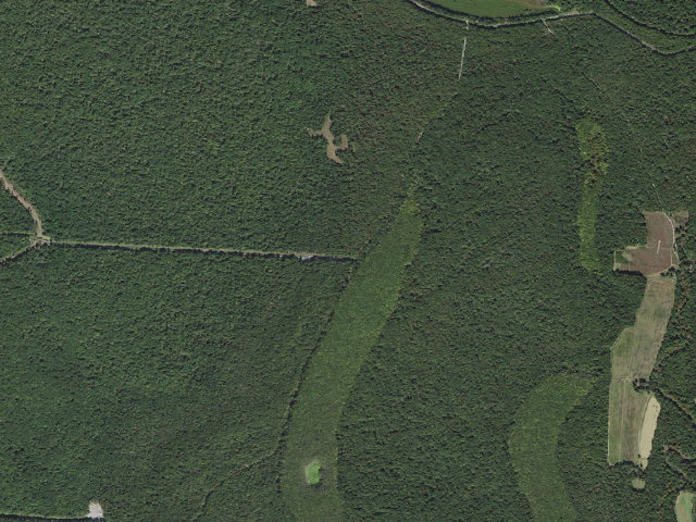 Aerial image of Upper Vallier Access Camping Area #4