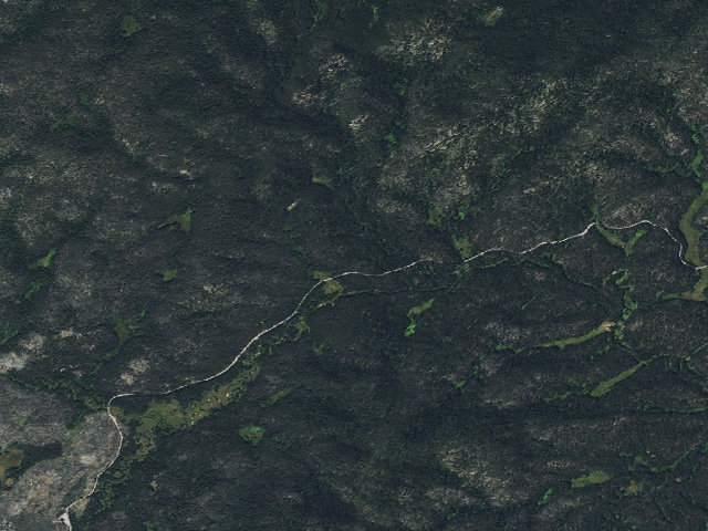 Aerial image of Upper W Fk Rock Cr 06
