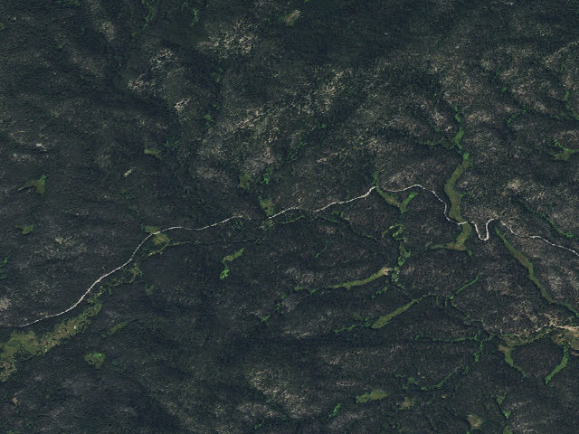 Aerial image of Upper W Fk Rock Cr 08