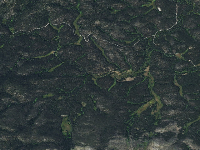 Aerial image of Upper W Fk Rock Cr 12