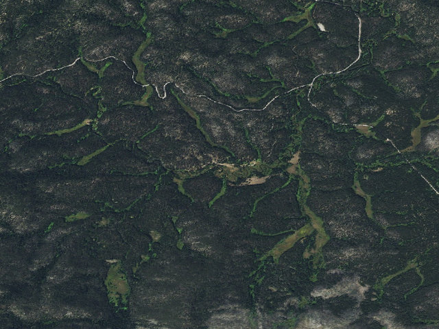 Aerial image of Upper W Fk Rock Cr 13