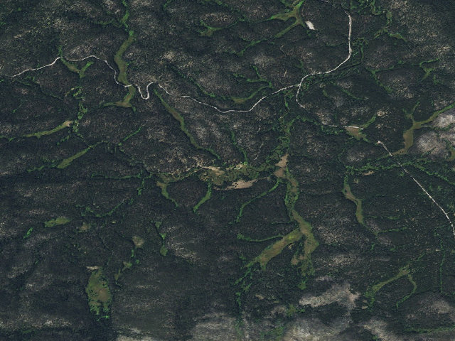Aerial image of Upper W Fk Rock Cr 14