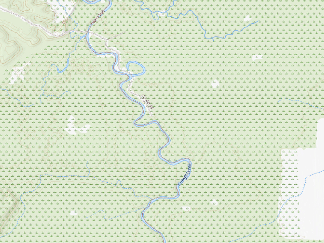 USGS topographic map of Upper Weir Camping Area #1