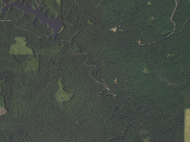 Aerial image of Upper Weir Camping Area #5