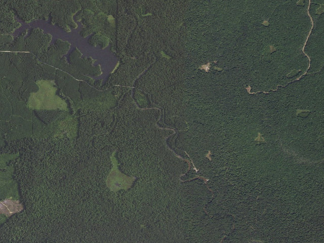 Aerial image of Upper Weir Camping Area #6