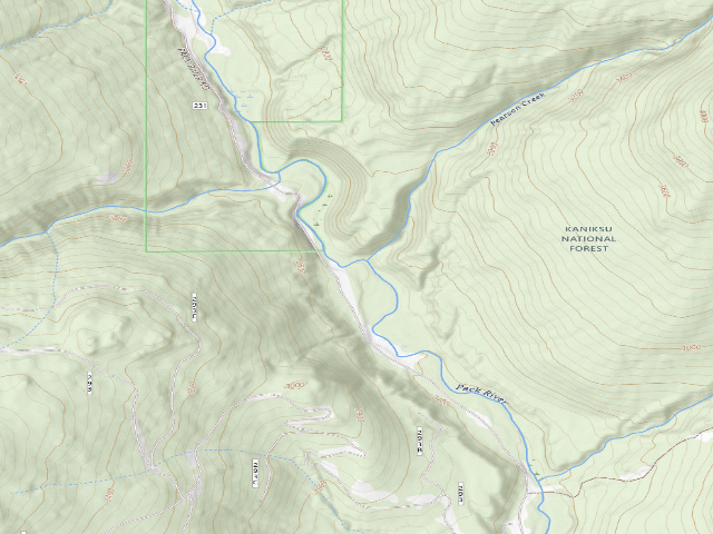 USGS topographic map of Upperpackriver04