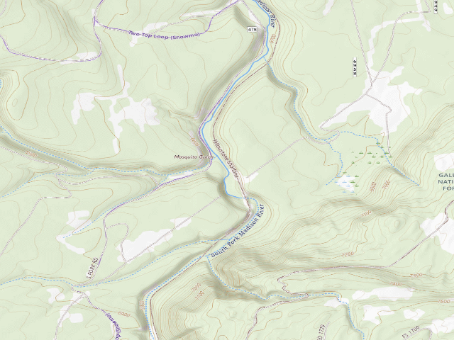 USGS topographic map of Uppers.Fork01