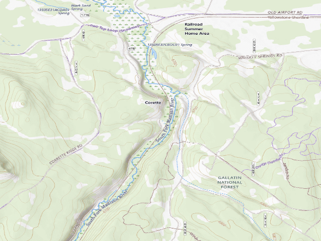 USGS topographic map of Uppers.Fork01