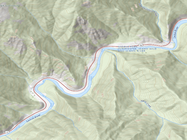 USGS topographic map of Us12-127.5S-001B Dead Mule Flt