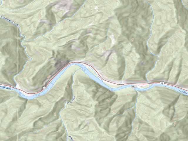 USGS topographic map of Us12-Mm107.8S-001 Major Fenn