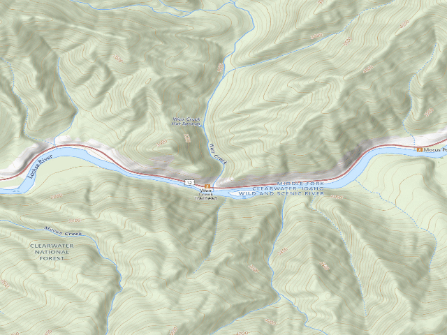 USGS topographic map of Us12-Mm142.1N-001E Weir Hs