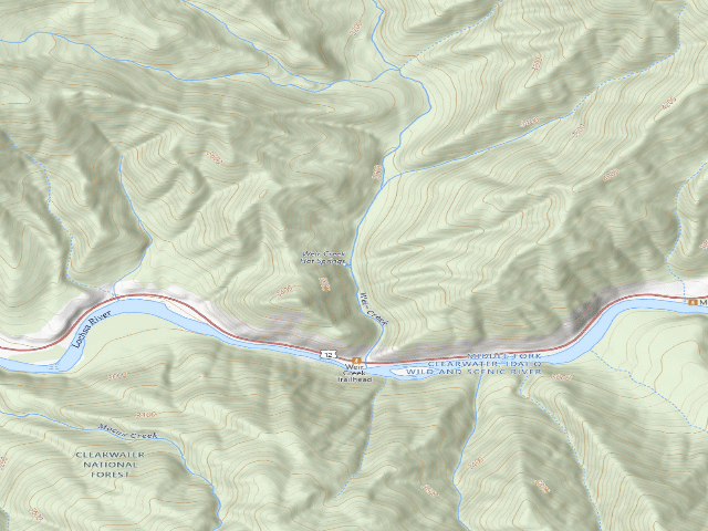 USGS topographic map of Us12-Mm142.1N-001G Weir Hs