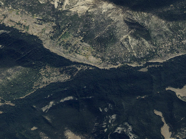 Aerial image of USFS dispersed camp #10 — Madison County, MT