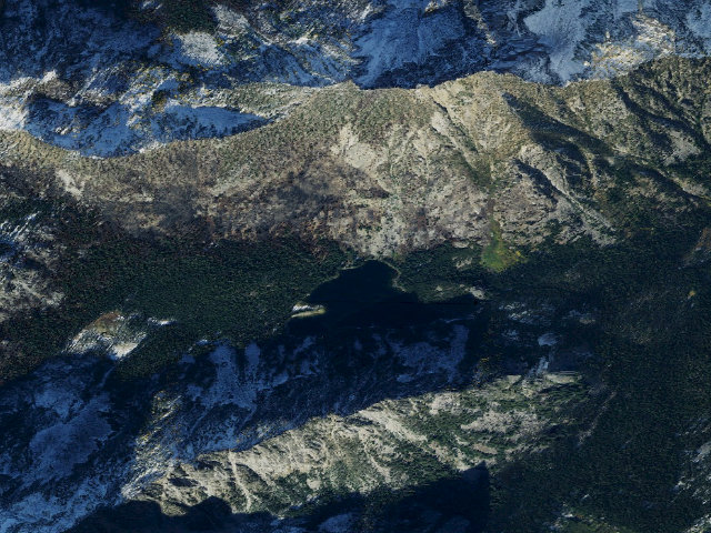 Aerial image of USFS dispersed camp #2 — Chelan County, WA