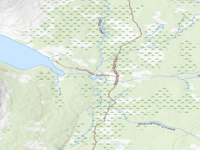USGS topographic map of USFS dispersed camp #2 — Kenai Peninsula Borough, AK