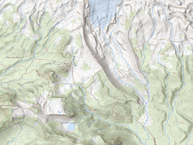 USGS topographic map of USFS dispersed camp #2 — Whatcom County, WA