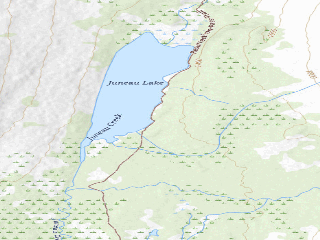 USGS topographic map of USFS dispersed camp #5 — Kenai Peninsula Borough, AK