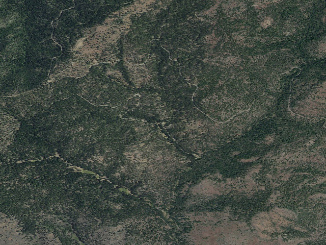 Aerial image of USFS dispersed camp #6 — Crook County, OR