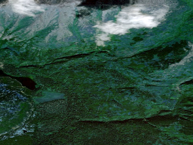 Aerial image of USFS dispersed camp #7 — Kenai Peninsula Borough, AK