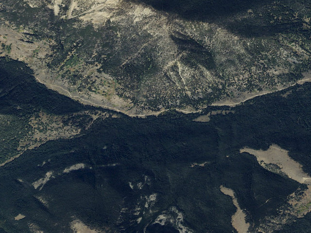 Aerial image of USFS dispersed camp #7 — Madison County, MT