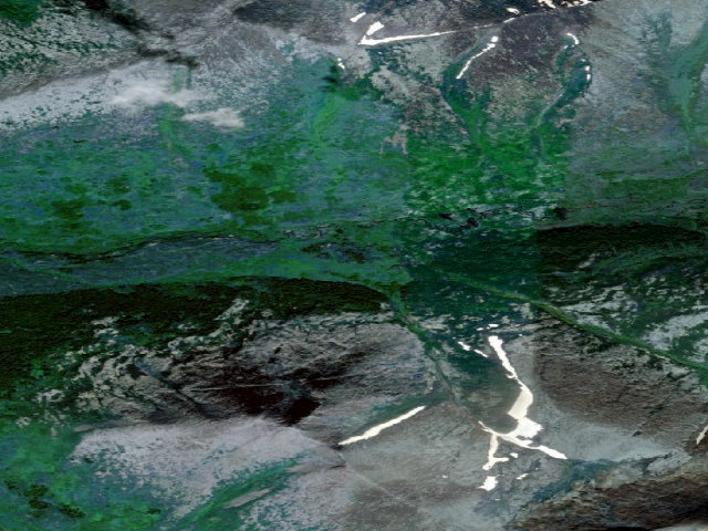 Aerial image of USFS dispersed camp #8 — Kenai Peninsula Borough, AK