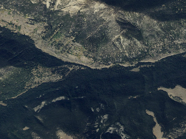Aerial image of USFS dispersed camp #8 — Madison County, MT