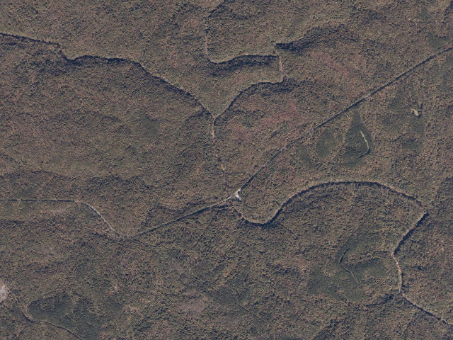 Aerial image of USFS dispersed camp #9 — Winston County, AL
