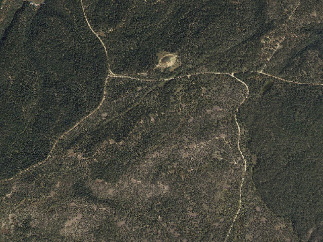 Aerial image of USFS dispersed camp — AZ #3
