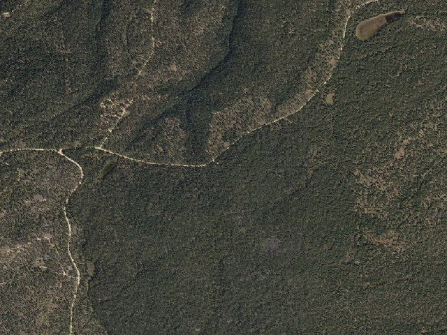 Aerial image of USFS dispersed camp — AZ #5