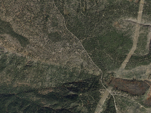 Aerial image of USFS dispersed camp — AZ #6