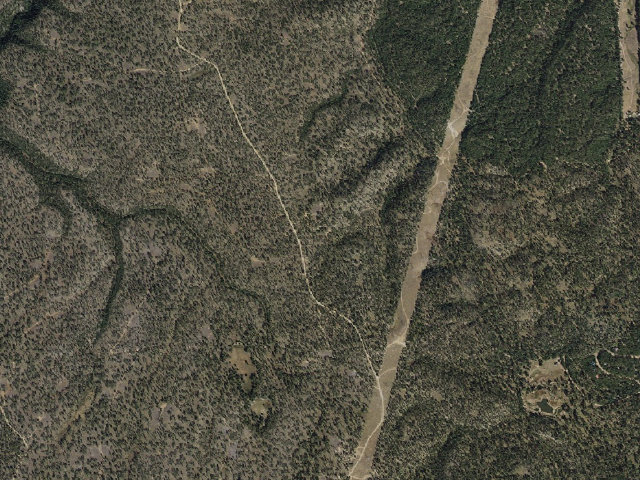 Aerial image of USFS dispersed camp — AZ #7