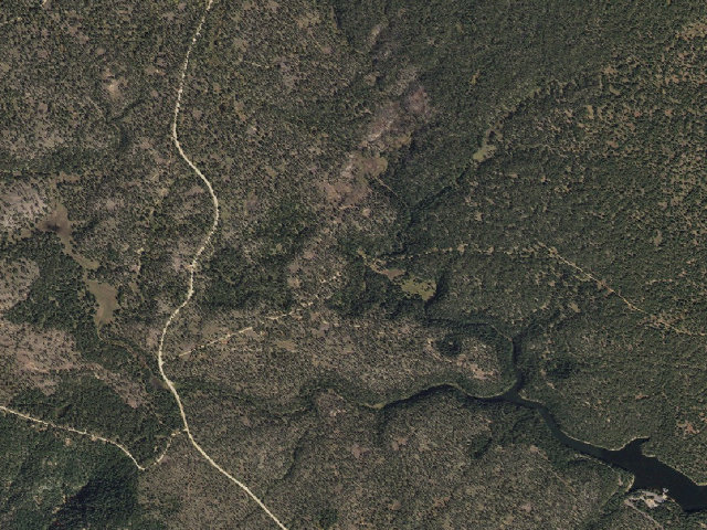 Aerial image of USFS dispersed camp — AZ #8