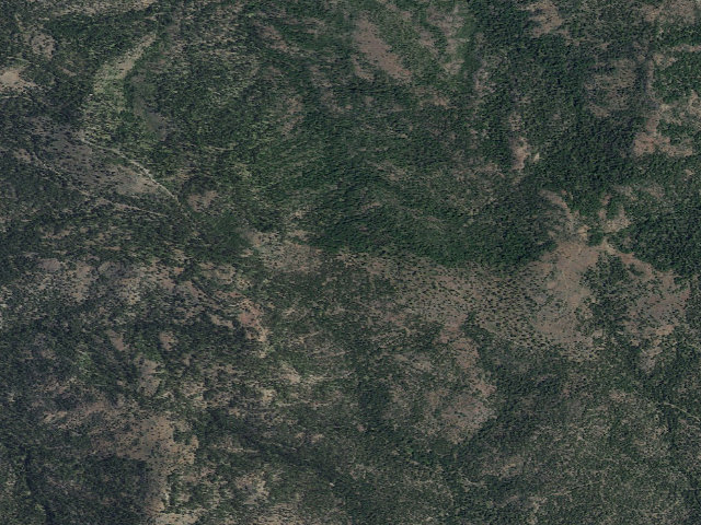 Aerial image of USFS dispersed camp — Crook County, OR