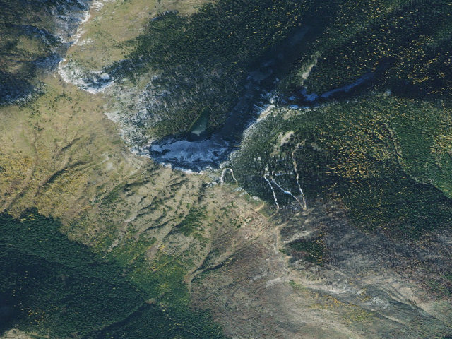 Aerial image of USFS dispersed camp — ID #10