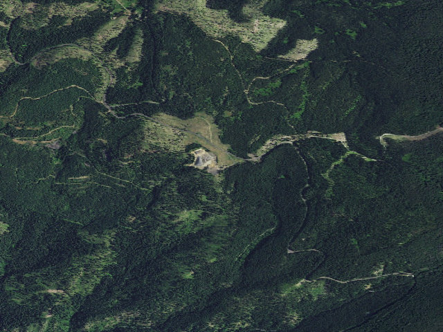 Aerial image of USFS dispersed camp — ID #101