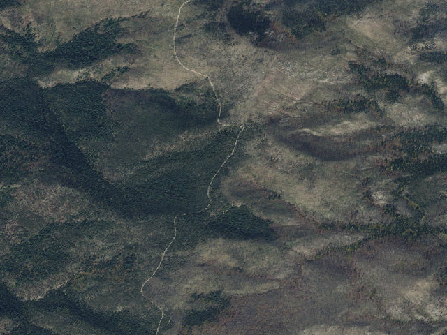 Aerial image of USFS dispersed camp — ID #108