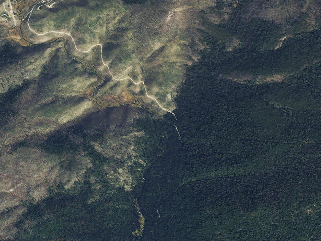 Aerial image of USFS dispersed camp — ID #109