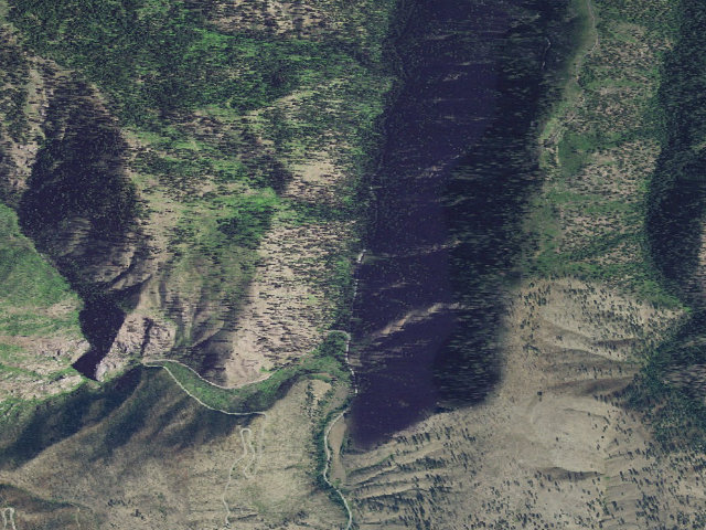 Aerial image of USFS dispersed camp — ID #112