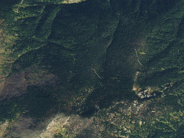 Aerial image of USFS dispersed camp — ID #114