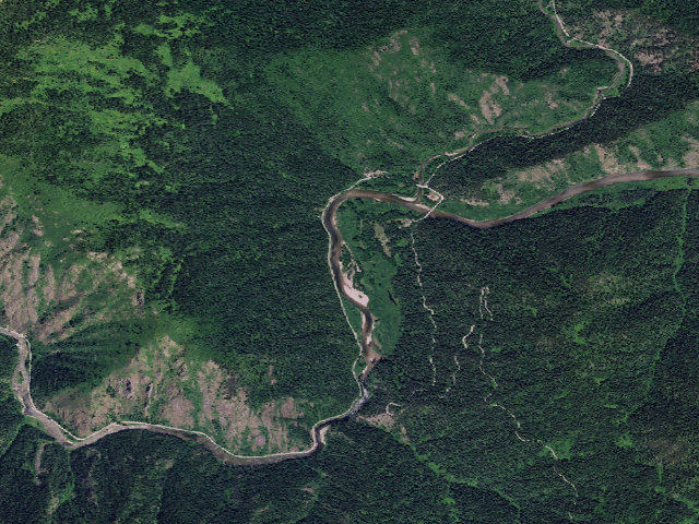 Aerial image of USFS dispersed camp — ID #119