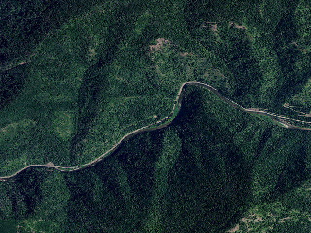 Aerial image of USFS dispersed camp — ID #12