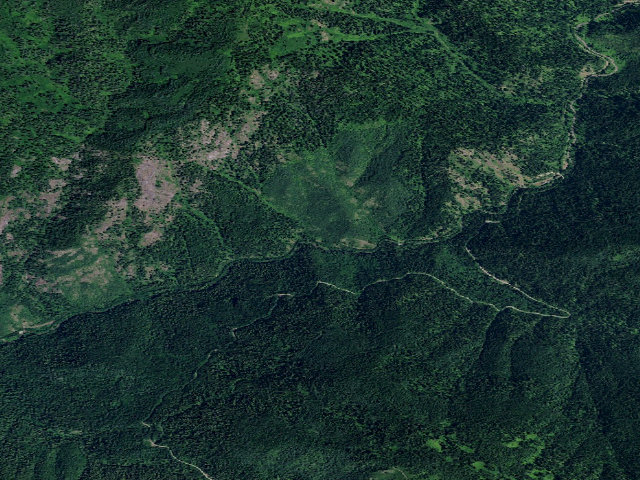 Aerial image of USFS dispersed camp — ID #120