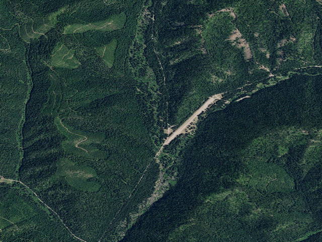 Aerial image of USFS dispersed camp — ID #125