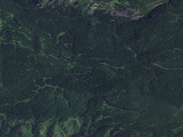Aerial image of USFS dispersed camp — ID #128