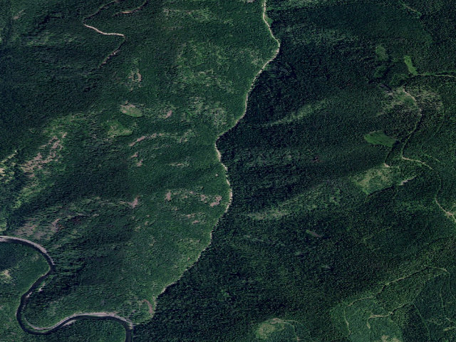 Aerial image of USFS dispersed camp — ID #129