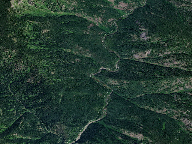Aerial image of USFS dispersed camp — ID #133