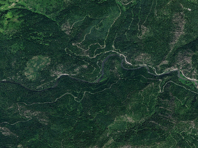 Aerial image of USFS dispersed camp — ID #139