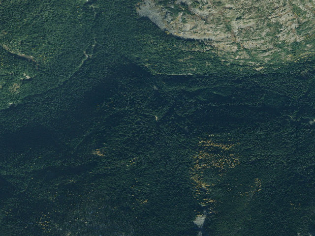Aerial image of USFS dispersed camp — ID #14